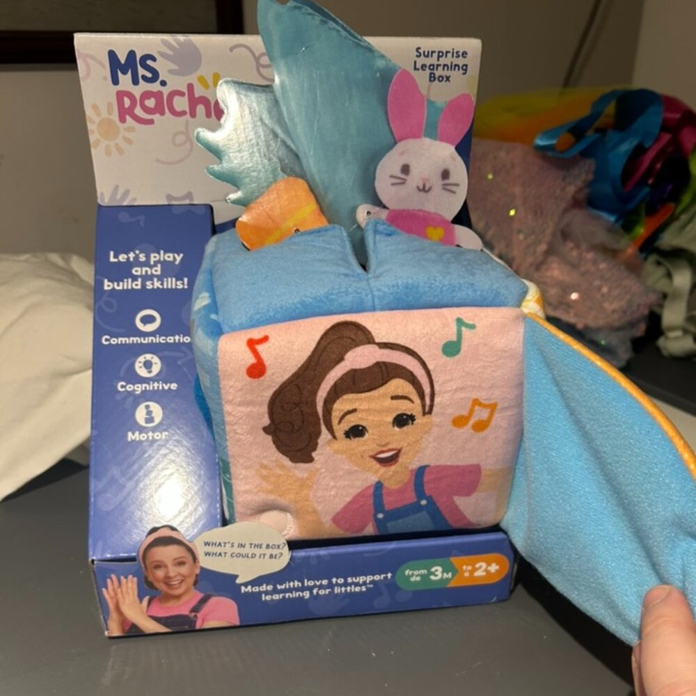 📦🎶 Baby & Toddler Ms. Rachel Surprise Learning Box – BNIB 🎶📦